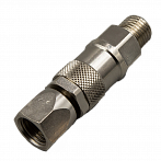 Поворотное соединение, вертлюг прямой 1/4" NPT (M) - 1/4" NPS (F) [099-010]